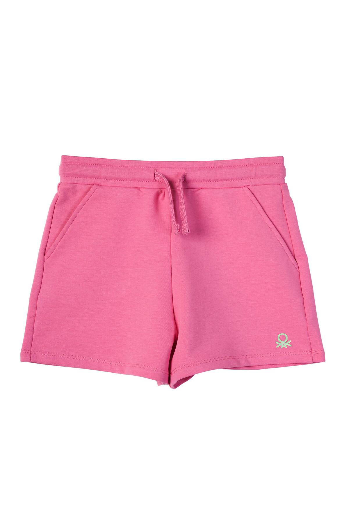 United Colors of Benetton Kız Çocuk Fuşya Şort BNT-G282-R