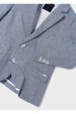 Erkek Çocuk Pamuk Keten Blazer Ceket - Görsel 4