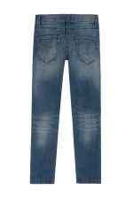 Denim Kız Çocuk Yıkamalı Stretch Jean Pantolon - Görsel 3
