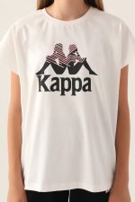 Patterned Top Krem Kız Çocuk T-Shirt - Görsel 4