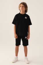 Authentic Caden Erkek Çocuk Antrasit Regular Fit Tişört - Görsel 5