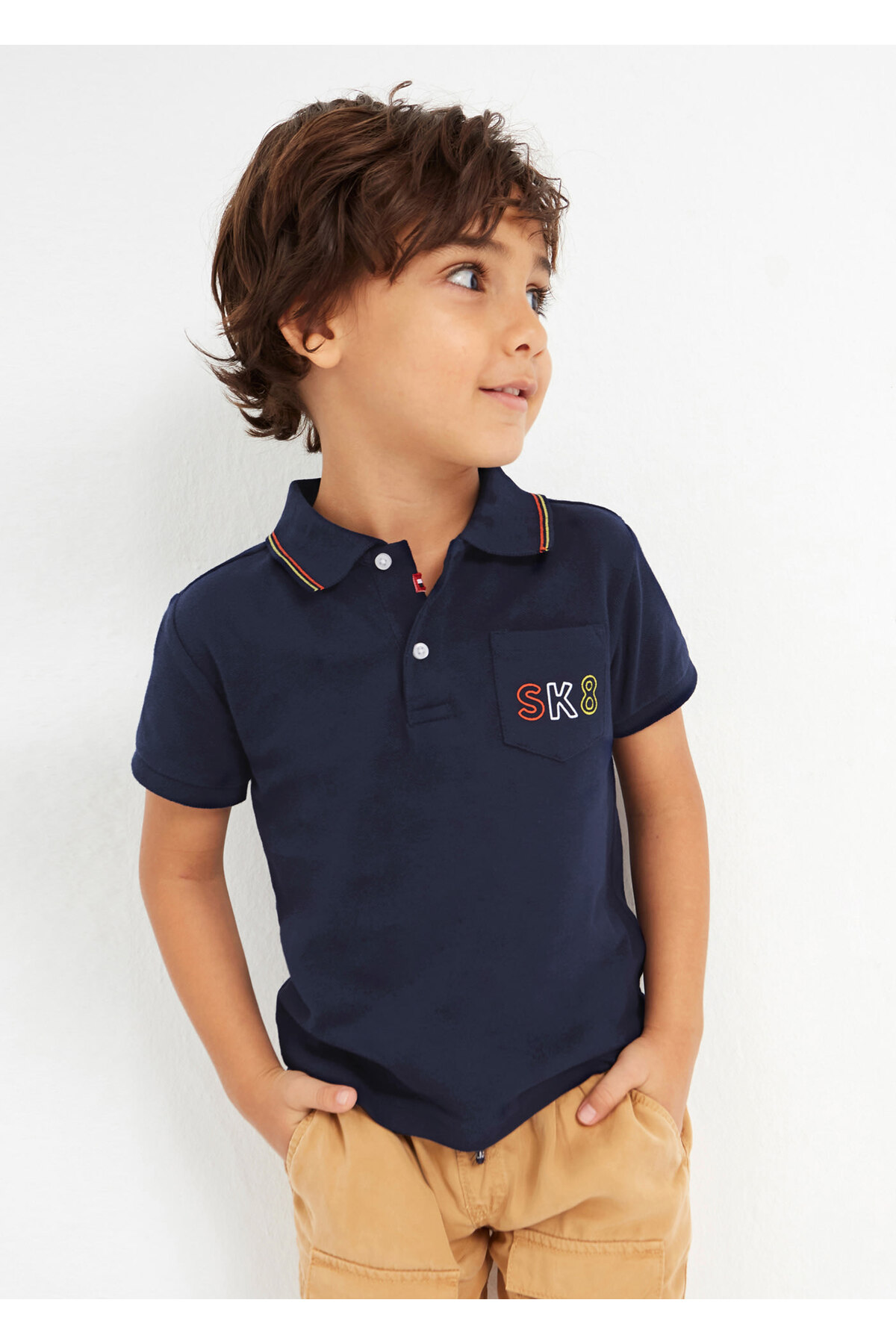 Erkek Çocuk Yazlık Polo Yaka Tişört 3154