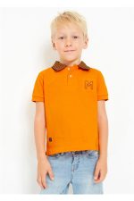 Erkek Çocuk Polo Yaka T-shirt Turuncu 3155
