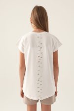 Authentic Krem Kız Çocuk T-Shirt - Görsel 5