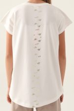 Authentic Krem Kız Çocuk T-Shirt - Görsel 4