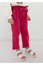 kız çocuk kemerli pantolon 3502 - Görsel 2