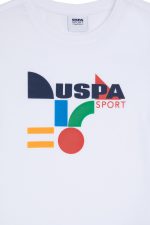 U.S POLO ASSN. ERKEK ÇOCUK BİSİKLET YAKA BEYAZ  T-SHİRT - Görsel 6
