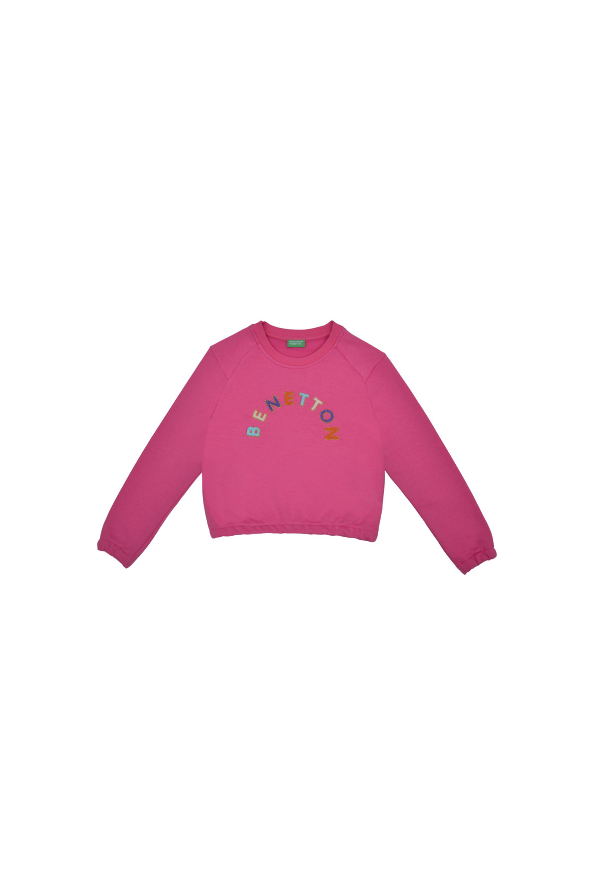 Kız Çocuk Yazılı Sweatshirt