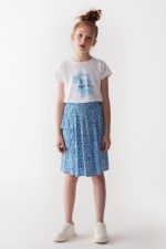 36369-TEKNE T-SHIRT BEYAZ/MAVİ 8/14