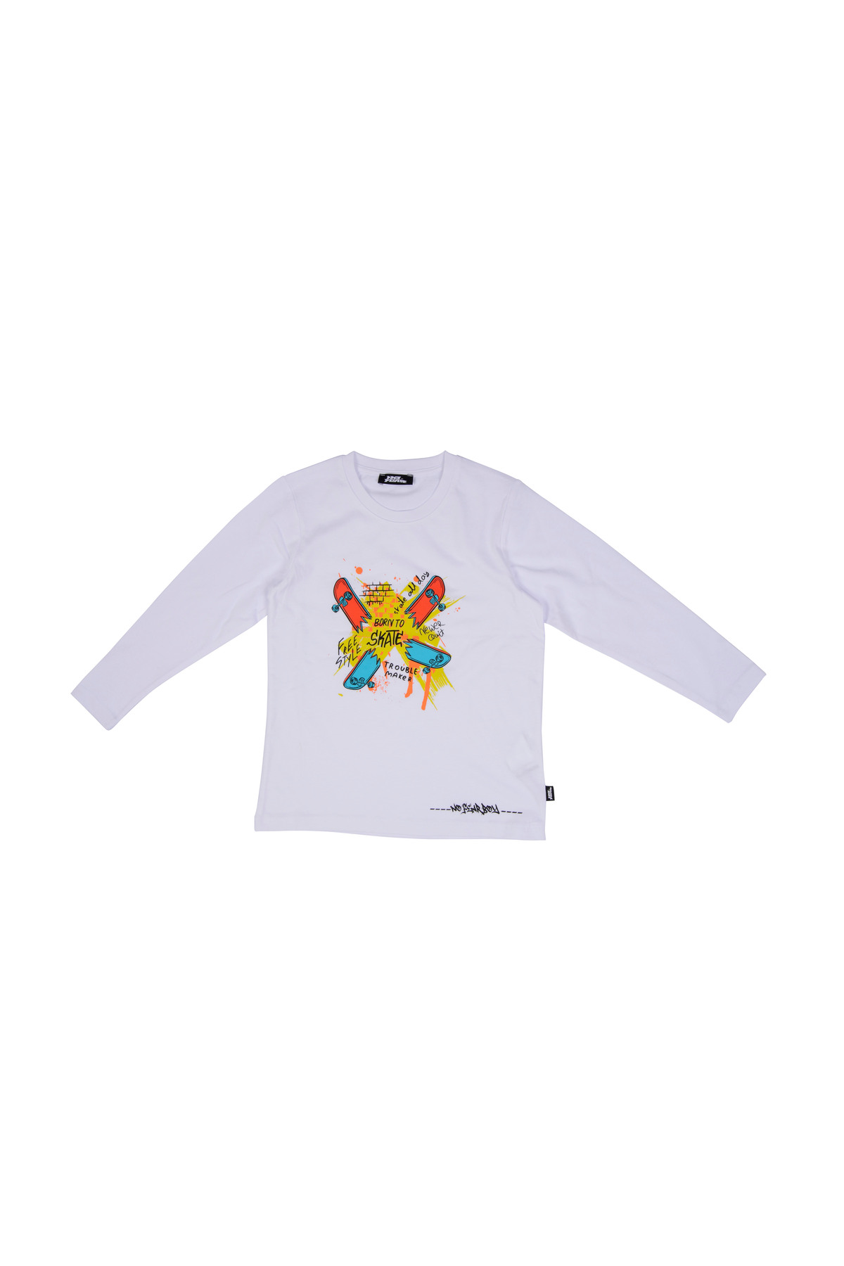 Erkek Çocuk Uzun Kollu Tshirt KayKay Baskılı