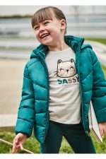 Kız Çocuk Kolları Büzgülü Sweatshirt