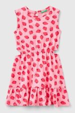 Unıted Colors Of Benetton Kız Çocuk Elbise 3M39CV00R - Görsel 2
