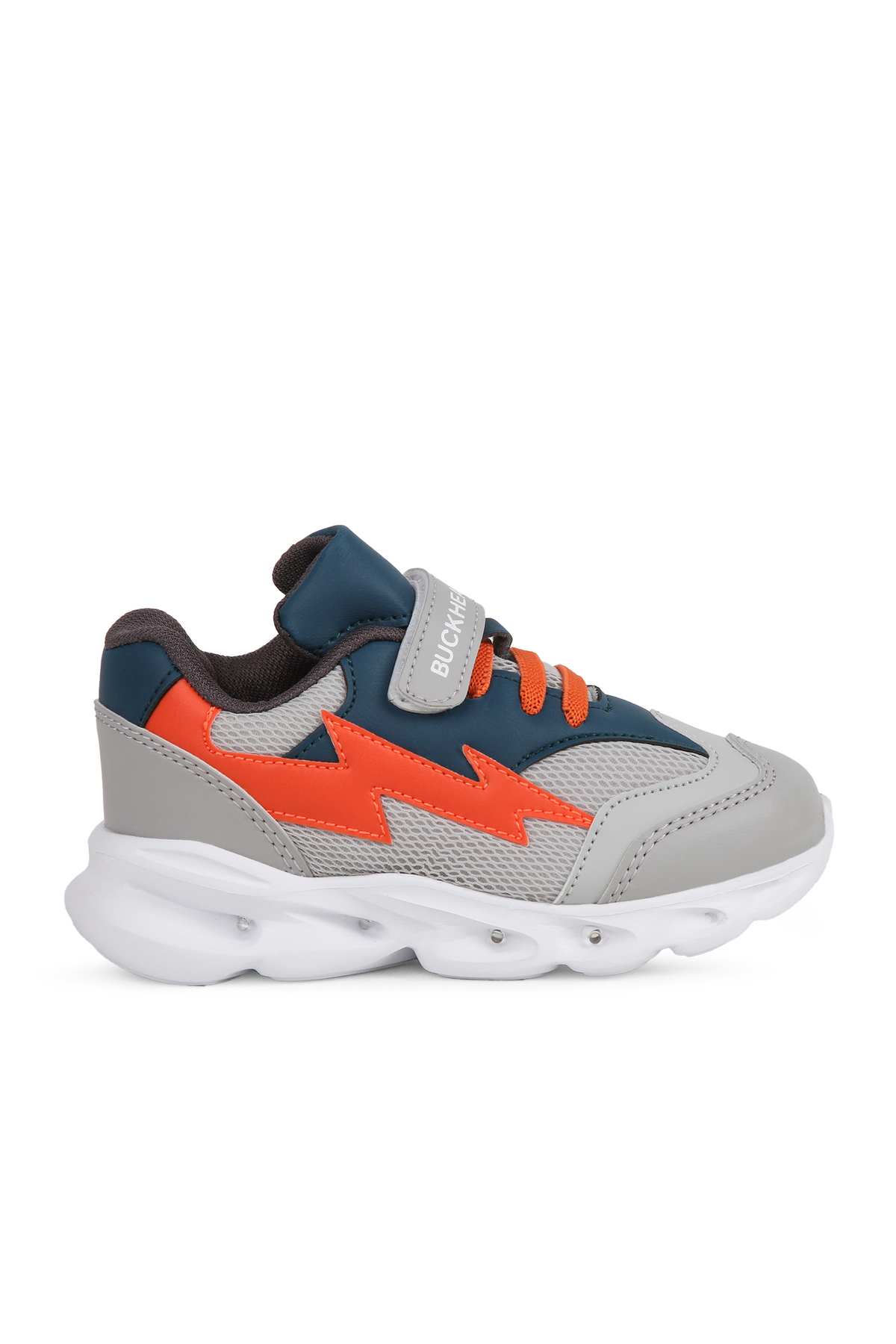 Gri - Turuncu Erkek Çocuk Sneaker BUCK4431 FASTER