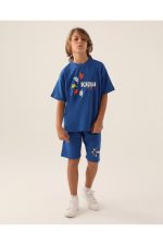Authentic Carl Erkek Çocuk Mavi Regular Fit Tişört - Görsel 5