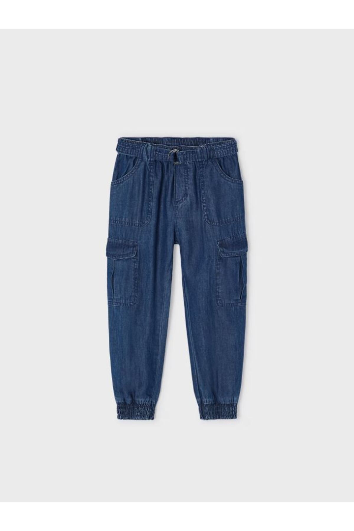 Kız Çocuk Kargo Cepli Jogger Pantolon 3531