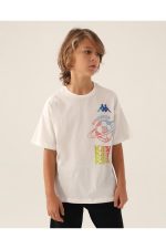 Authentic Cayden Erkek Çocuk Ekru  Regular Fit Tişört