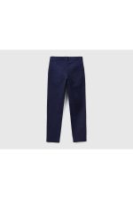 Erkek Çocuk Lacivert 5 Cepli Gabardin Pantolon - Görsel 2