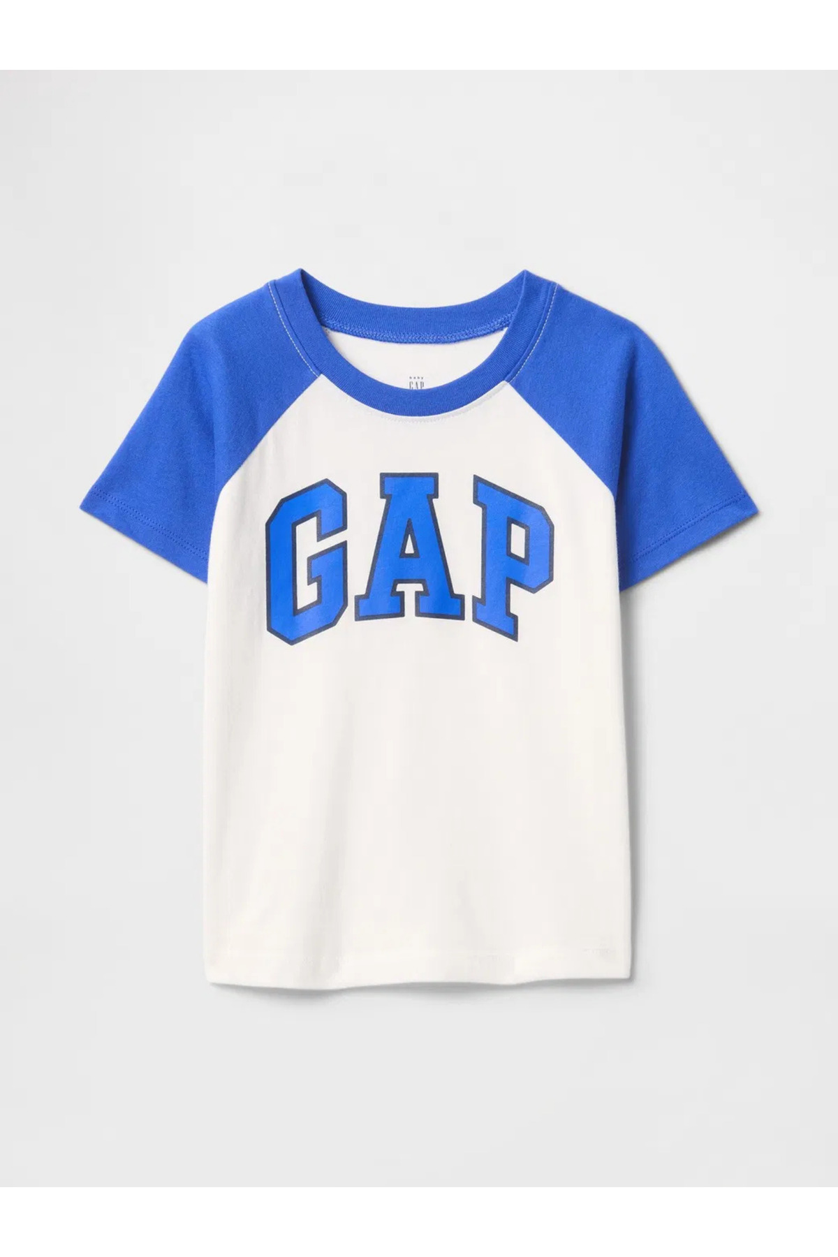 Erkek Bebek Gap Logo T-Shirt Kırık Beyaz