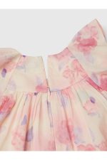 Kız Çocuk Batik Elbise 1-6 Yaş Pembe - Görsel 3