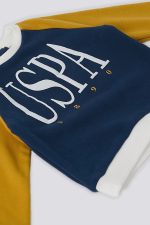 U.S. Polo Assn Koyu İndigo Garnili Ribana Detay Bebek 2 Li Takım - Görsel 2