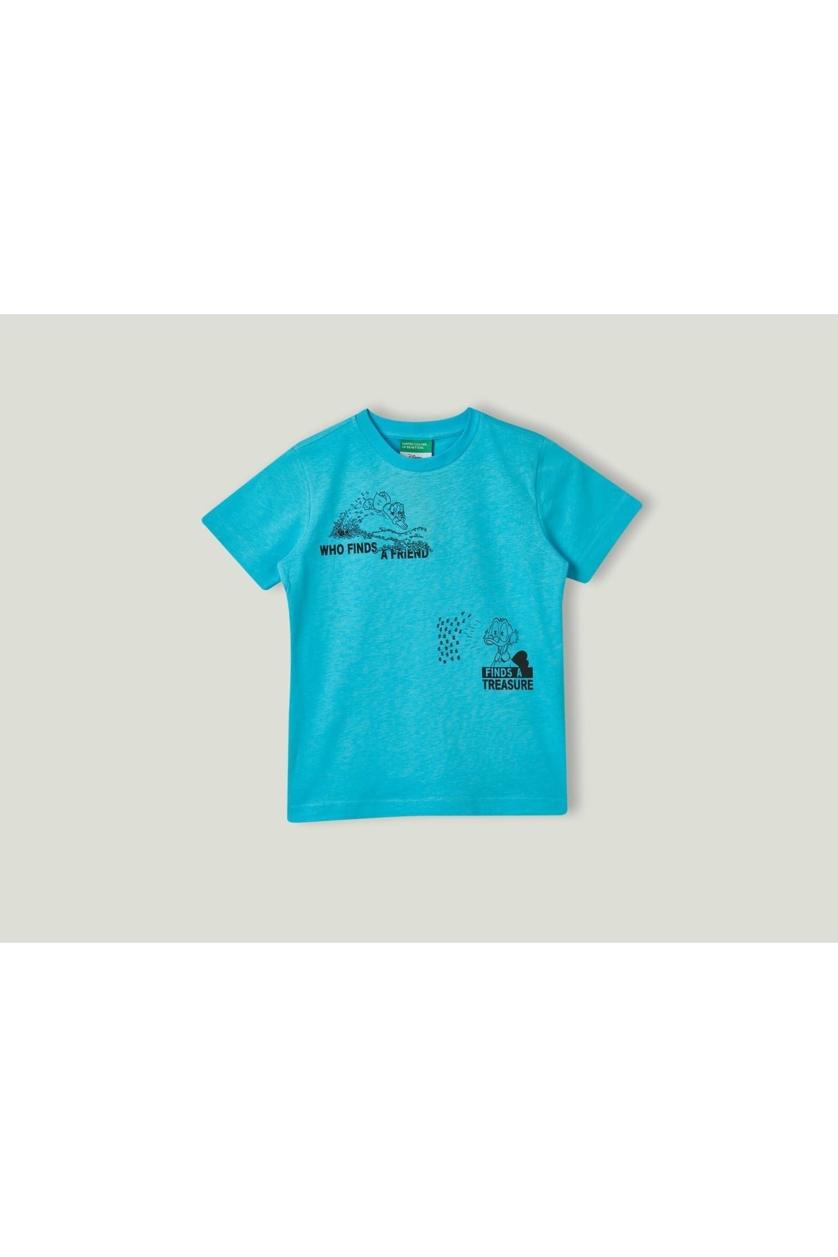 Benetton Mickey Mouse Baskılı Tshirt