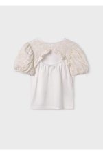 Kız Çocuk Krem T-shirt 06014-094 - Görsel 5
