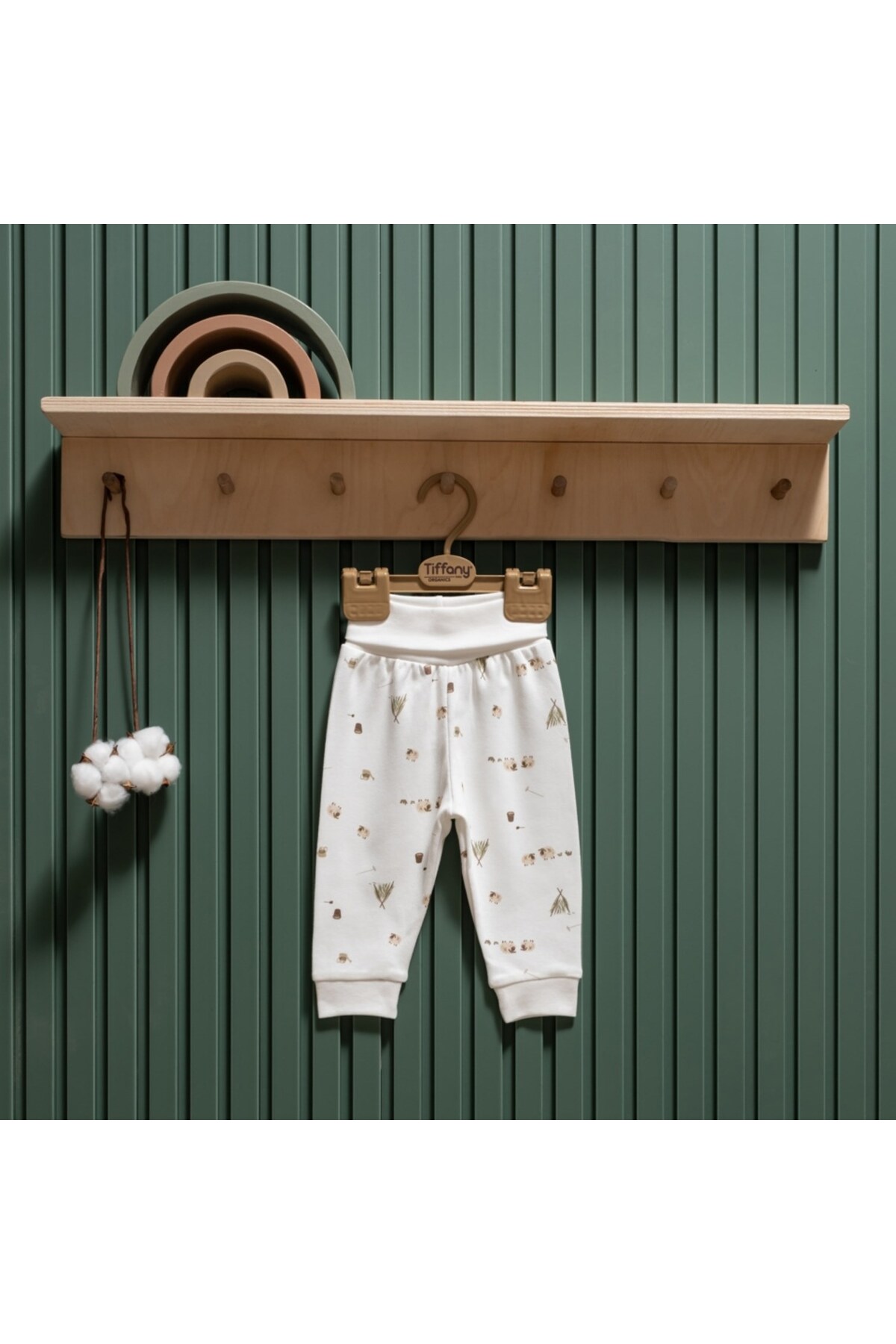 Baby Happy Lambs Organik Patiksiz Pantolon 33006