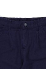 Erkek Çocuk Beli Ayarlanabilir Lastikli Lacivert Pantolon - Görsel 4