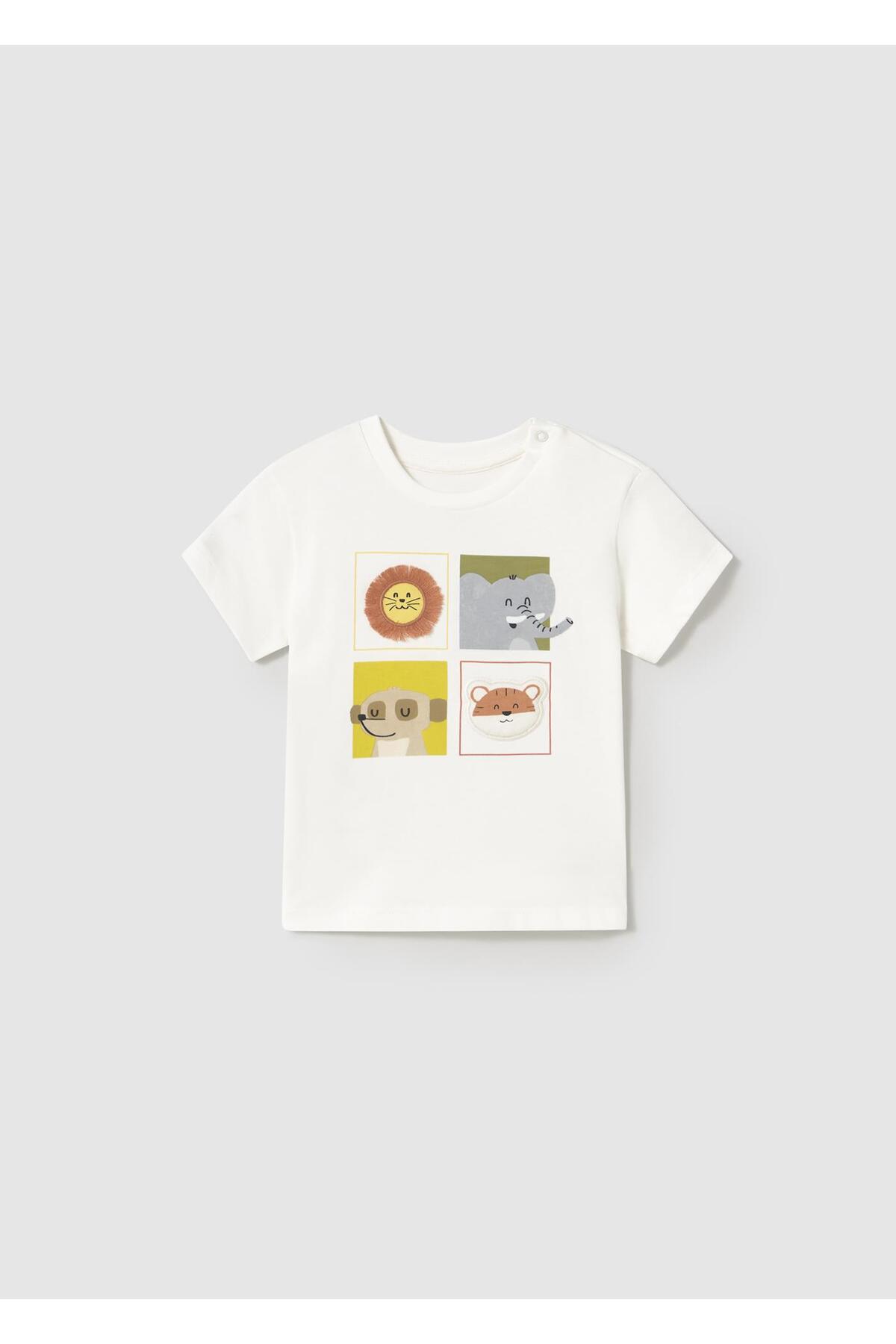 Erkek Bebek Baskılı Tshirt