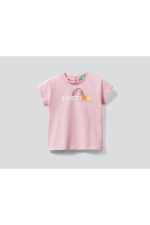 Benetton Yazılı Yaz Tshirt