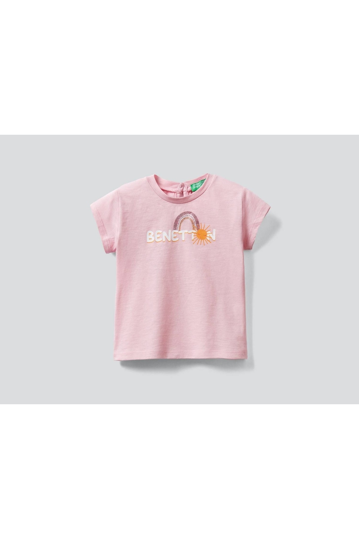 Benetton Yazılı Yaz Tshirt