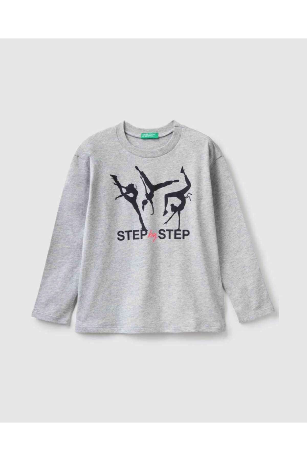 Dans Slogan Baskılı Tshirt