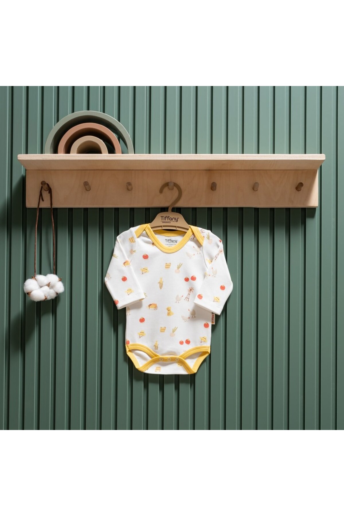 Baby Strawberry Organik Theme Uzun Kol Body 45011