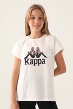 Authentic Carolina Kız Çocuk Ekru  Regular Fit Tişört - Görsel 2