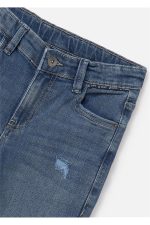 Erkek Çocuk Yırtık Pantolon Mavi 7538 - Görsel 2