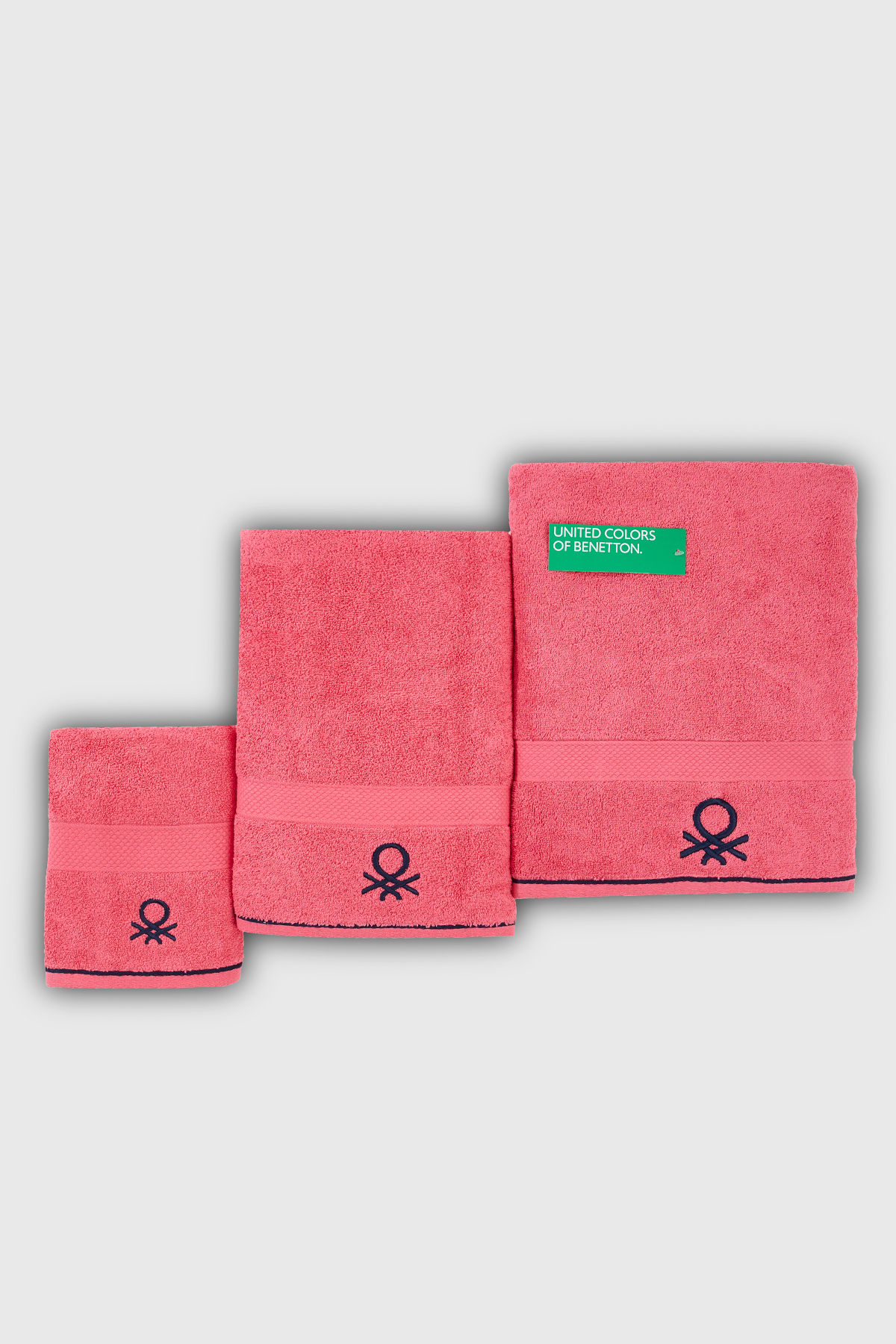 Banyo Havlu El Yüz Vücut Pembe %100 Pamuk 90x150 70x140 50x90 cm Banyo Havlusu